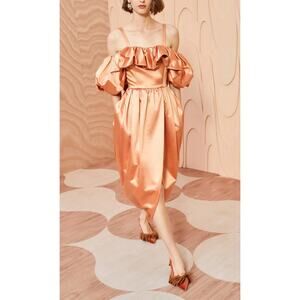 NWT Ulla Johnson Lelita Dress in Copper Size 2